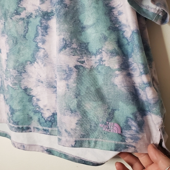 The North Face Womens Tiedye Boxy Tee Size Extra Large - Picture 2 of 9